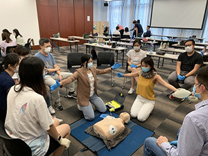 CSR - 2021 All DSHK members were qualified as CPR and AED trainers